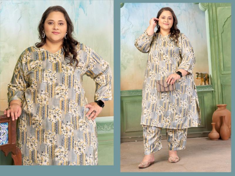 Moksh International Plus Size Prisha Vol 1 catalog plus size co ord set - Sanvari Fashion