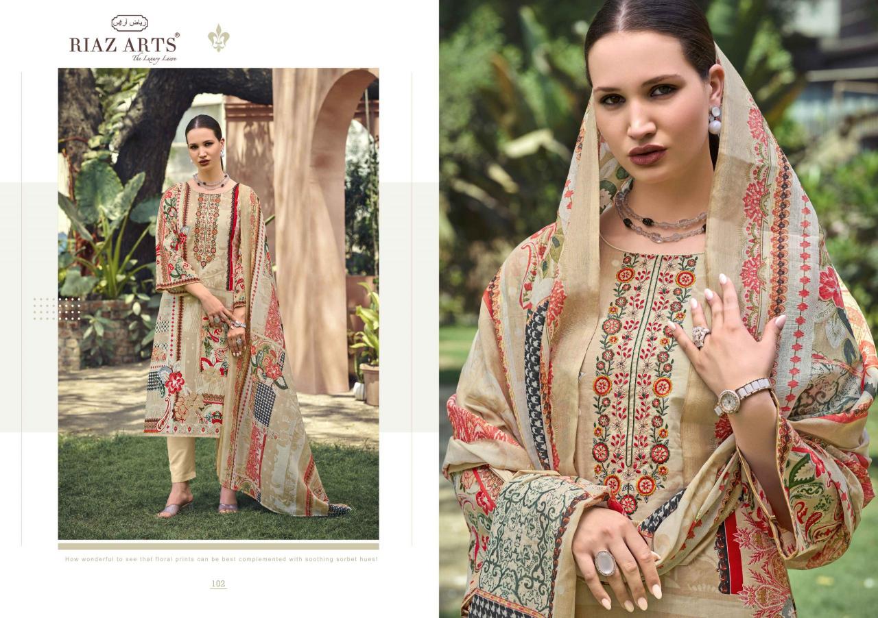 Riaz Arts Musafir 101 to 104 catalog surat dress material market online - Sanvari Fashion