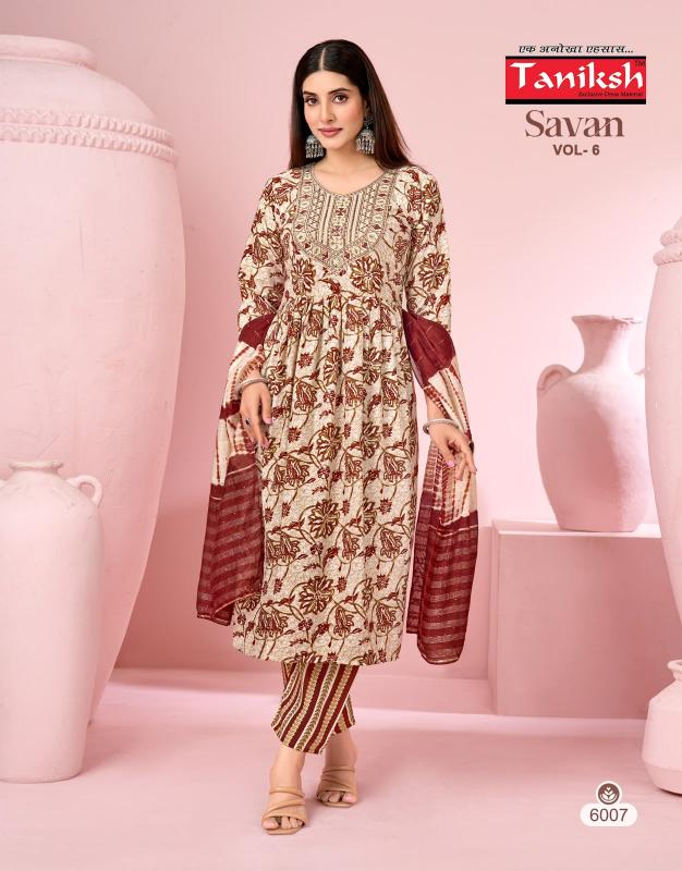 Taniksh Savan vol 6 catalog wholesale kurti market in nagpur - Sanvari Fashion