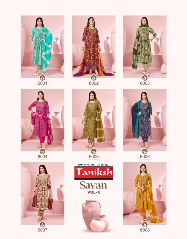 Taniksh Savan vol 6 catalog wholesale kurti market in nagpur - Sanvari Fashion