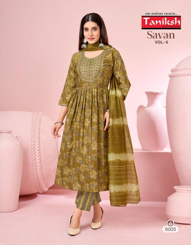 Taniksh Savan vol 6 catalog wholesale kurti market in nagpur - Sanvari Fashion