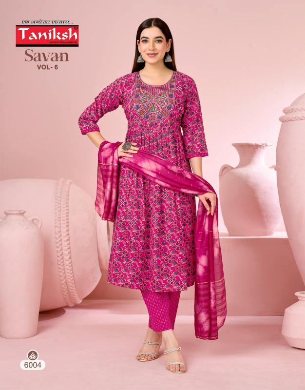Taniksh Savan vol 6 catalog wholesale kurti market in nagpur - Sanvari Fashion