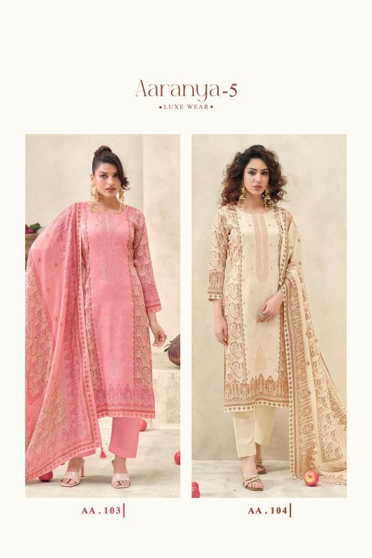 The Hermitage Shop Aaranya vol 5 catalog wholesale salwar kameez online - Sanvari Fashion