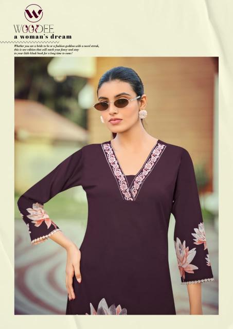 Woodee Harmeen catalog co ord set in surat manafacture - Sanvari Fashion