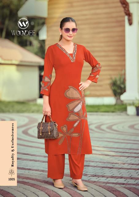 Woodee Harmeen catalog co ord set in surat manafacture - Sanvari Fashion