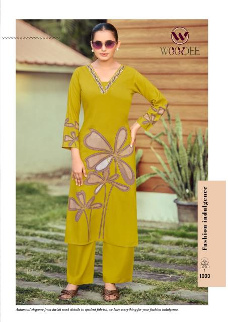 Woodee Harmeen catalog co ord set in surat manafacture - Sanvari Fashion