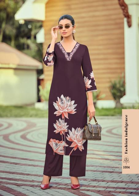 Woodee Harmeen catalog co ord set in surat manafacture - Sanvari Fashion