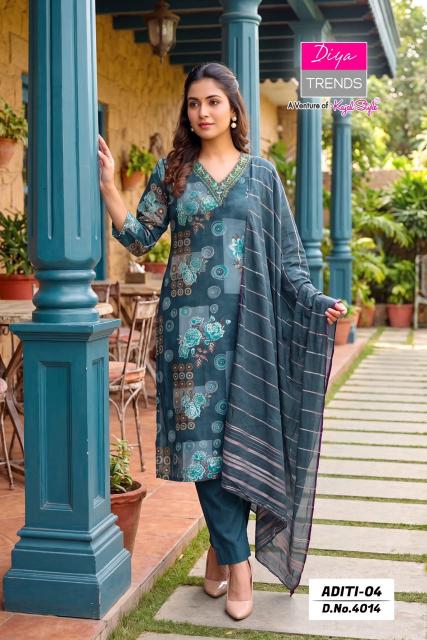 Diya Trends Aditi vol 4 0.1 catalog wholesale kurti shop anokhi in dadar - Sanvari Fashion