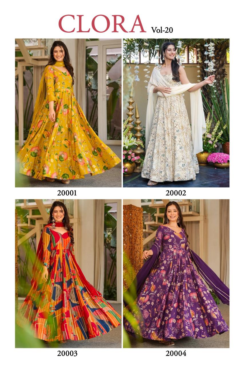 Felocity Clora Vol 20 catalog wholesale market for kurtis in indore - Sanvari Fashion