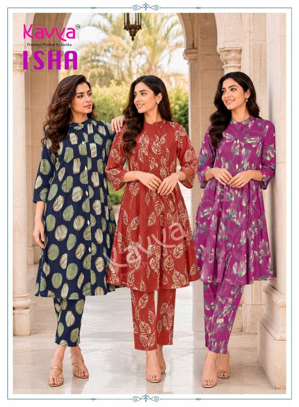 Kavya Isha vol 2 catalog coord set wholesale market - Sanvari Fashion