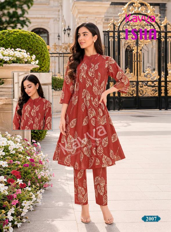 Kavya Isha vol 2 catalog coord set wholesale market - Sanvari Fashion