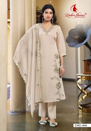 Ladies Flavour 3444 catalog best place wholesale market for ladies kurties in mumbai - Sanvari Fashion