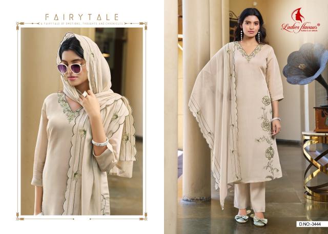 Ladies Flavour 3444 catalog best place wholesale market for ladies kurties in mumbai - Sanvari Fashion