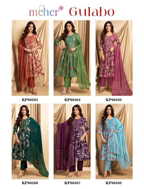 Meher Gulabo catalog wholesale kurti shops in ernakulam - Sanvari Fashion
