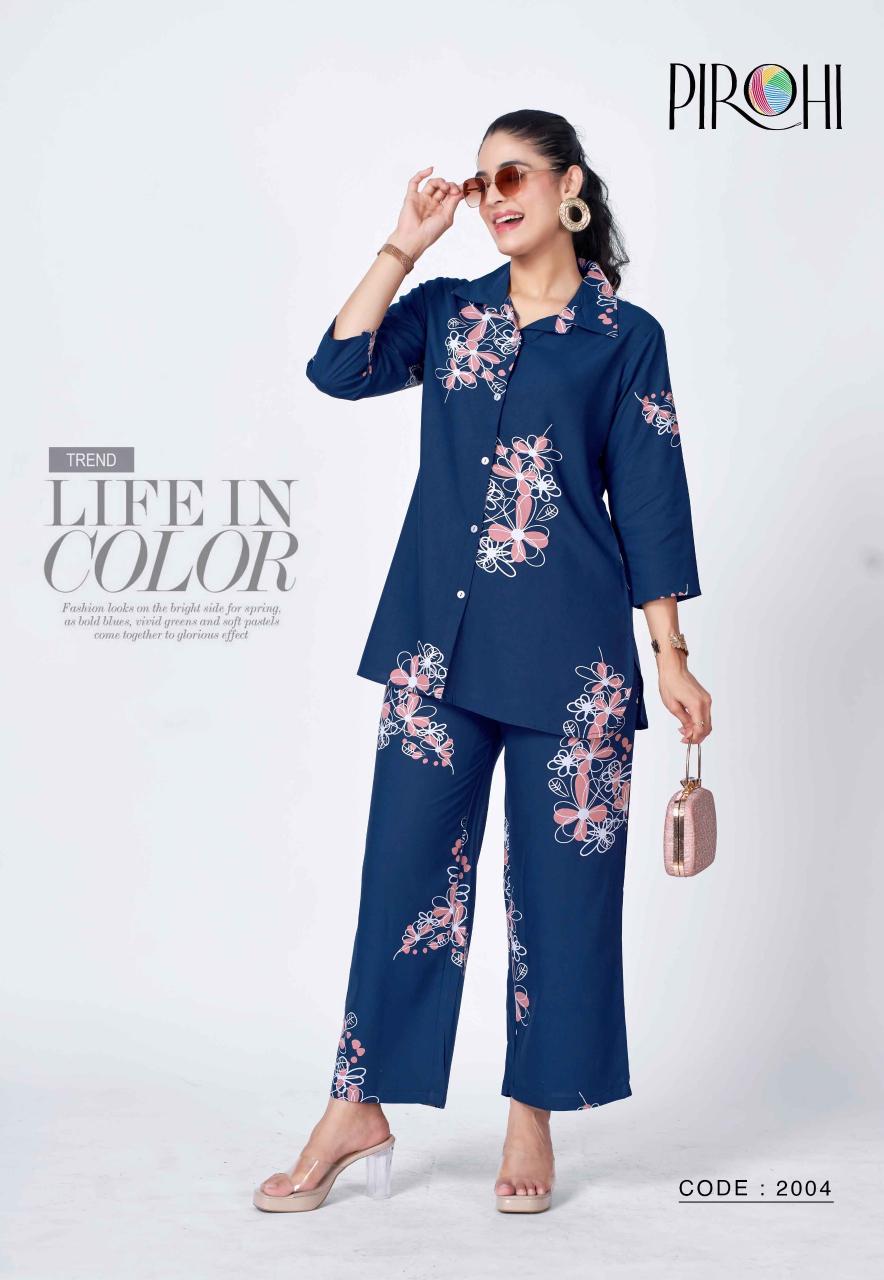 Pirohi Royal 0.1 catalog coord set wholesale price in kolkata - Sanvari Fashion