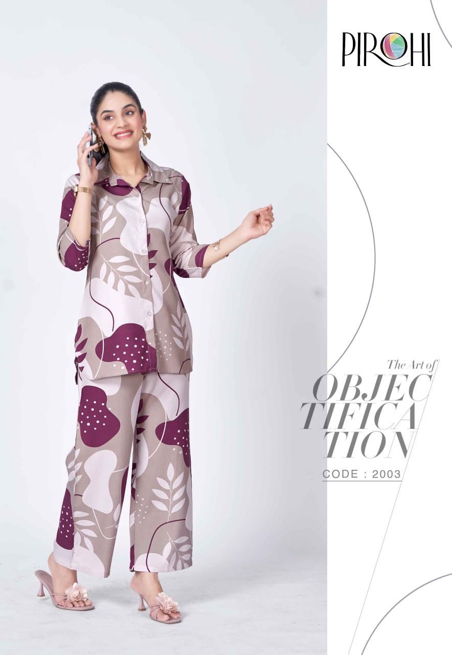 Pirohi Royal 0.1 catalog coord set wholesale price in kolkata - Sanvari Fashion