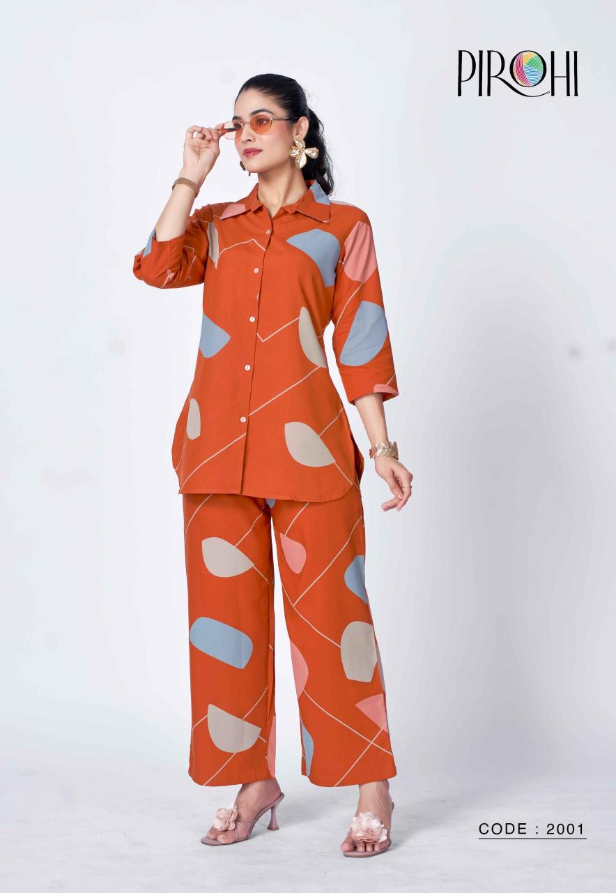Pirohi Royal 0.2 catalog coord set wholesale price - Sanvari Fashion