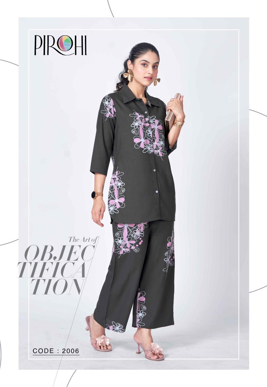 Pirohi Royal 0.2 catalog coord set wholesale price - Sanvari Fashion