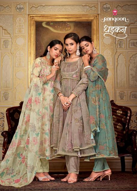Rangoon Dhadkan catalog cheap kurtis for wholesale business - Sanvari Fashion