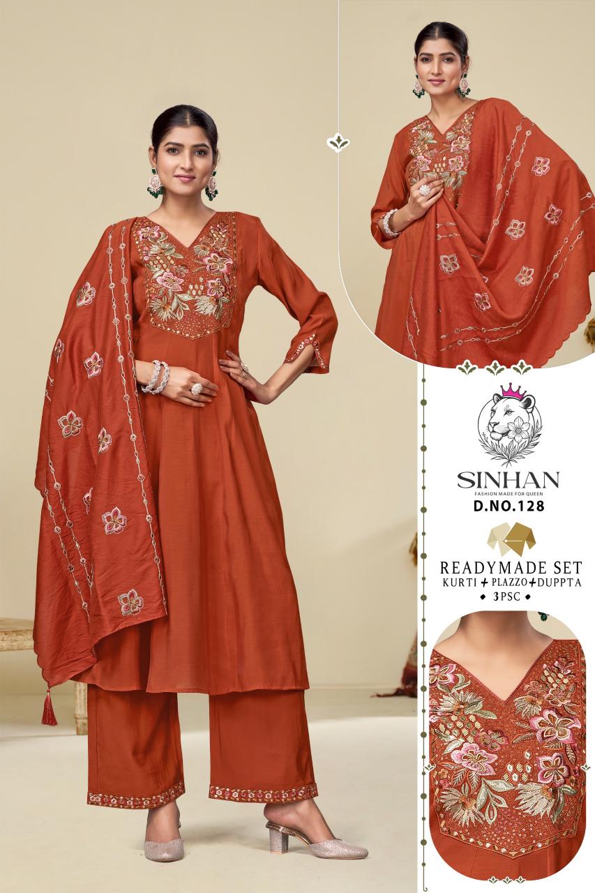 Sinhan 128 catalog wholesale kurti market in amravati - Sanvari Fashion