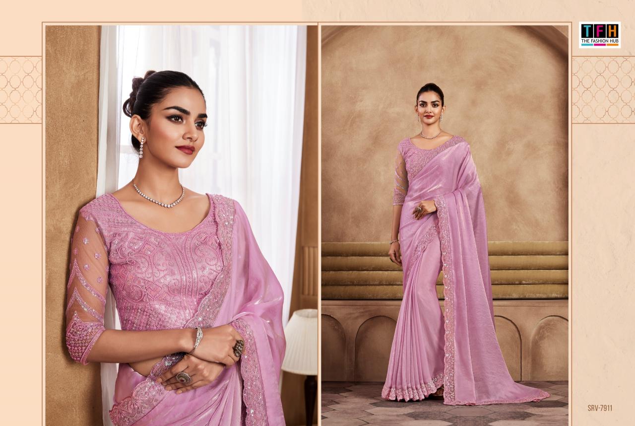 TFH Sarvaratna vol 2 catalog designer saree wholesale market in delhi - Sanvari Fashion