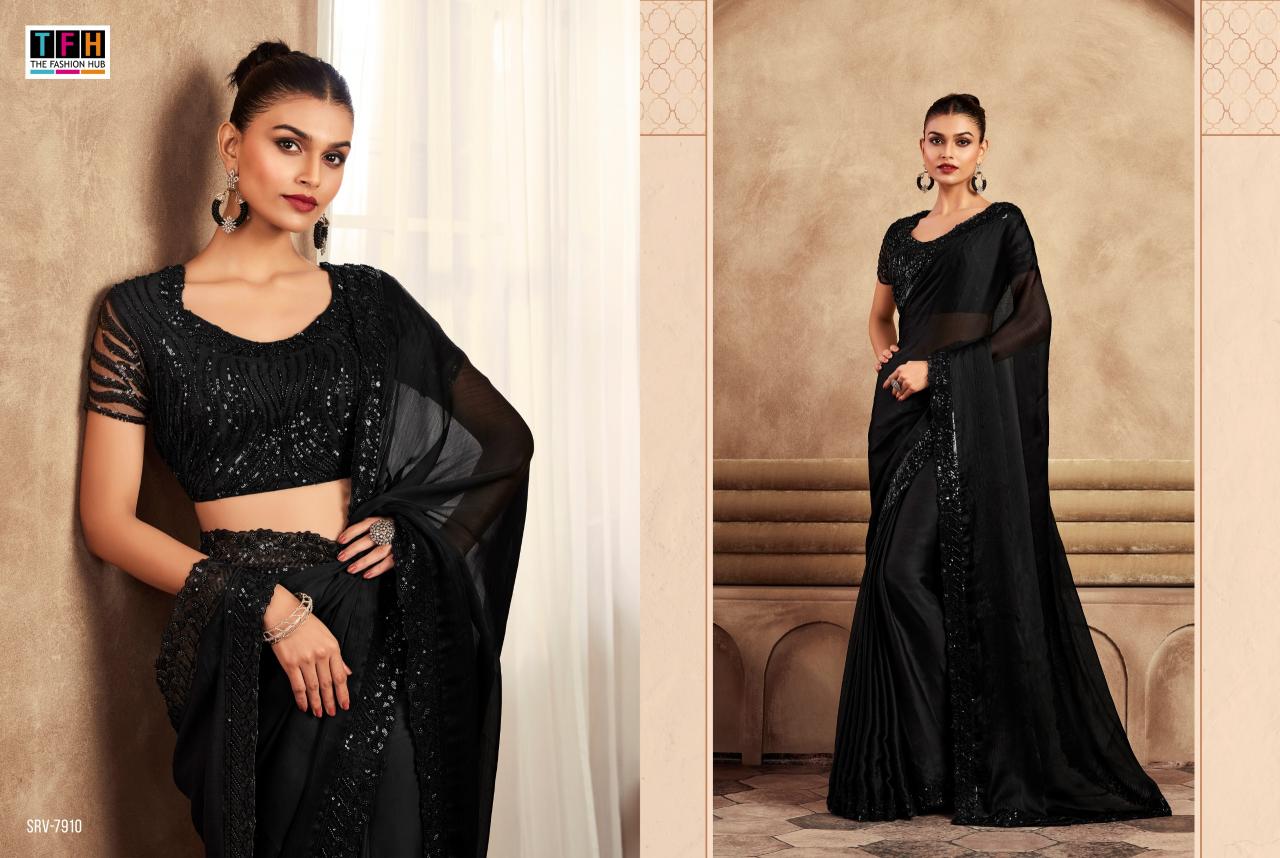 TFH Sarvaratna vol 2 catalog designer saree wholesale market in delhi - Sanvari Fashion