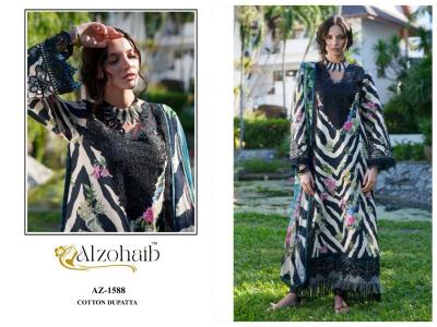 Alzohaib Noura Vol 1 catalog Cotton Dupatta wholesale market for pakistani suits in hyderabad - Sanvari Fashion