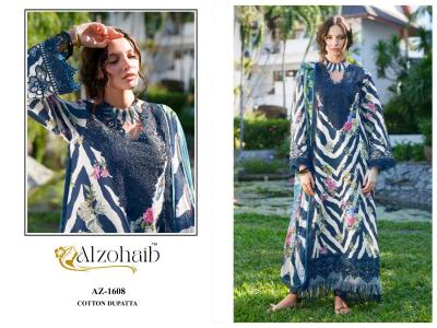 Alzohaib Noura Vol 1 catalog Cotton Dupatta wholesale market for pakistani suits in hyderabad - Sanvari Fashion