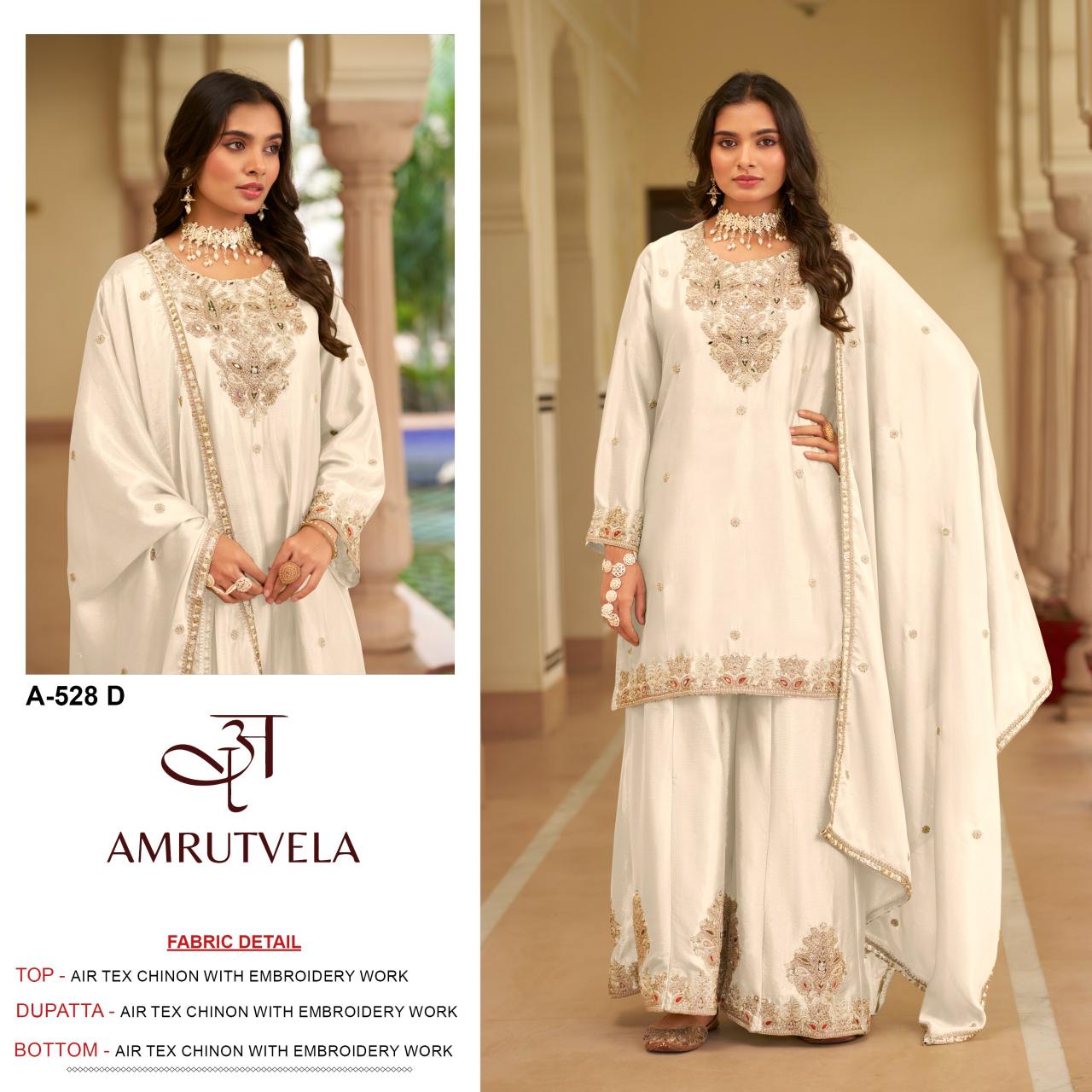 Amrutvela A528 Catalog pakistani suit wholesale market - Sanvari Fashion