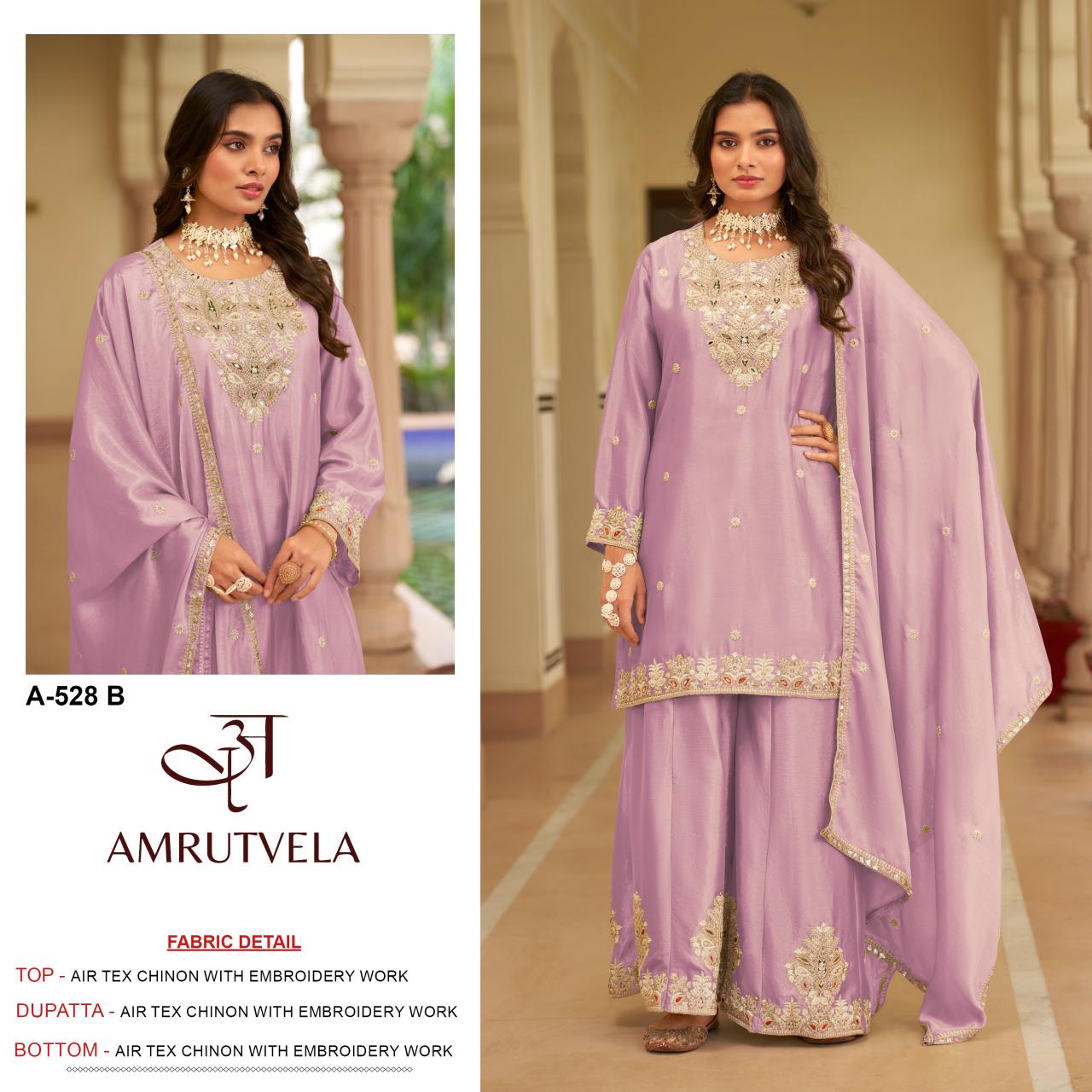 Amrutvela A528 Catalog pakistani suit wholesale market - Sanvari Fashion