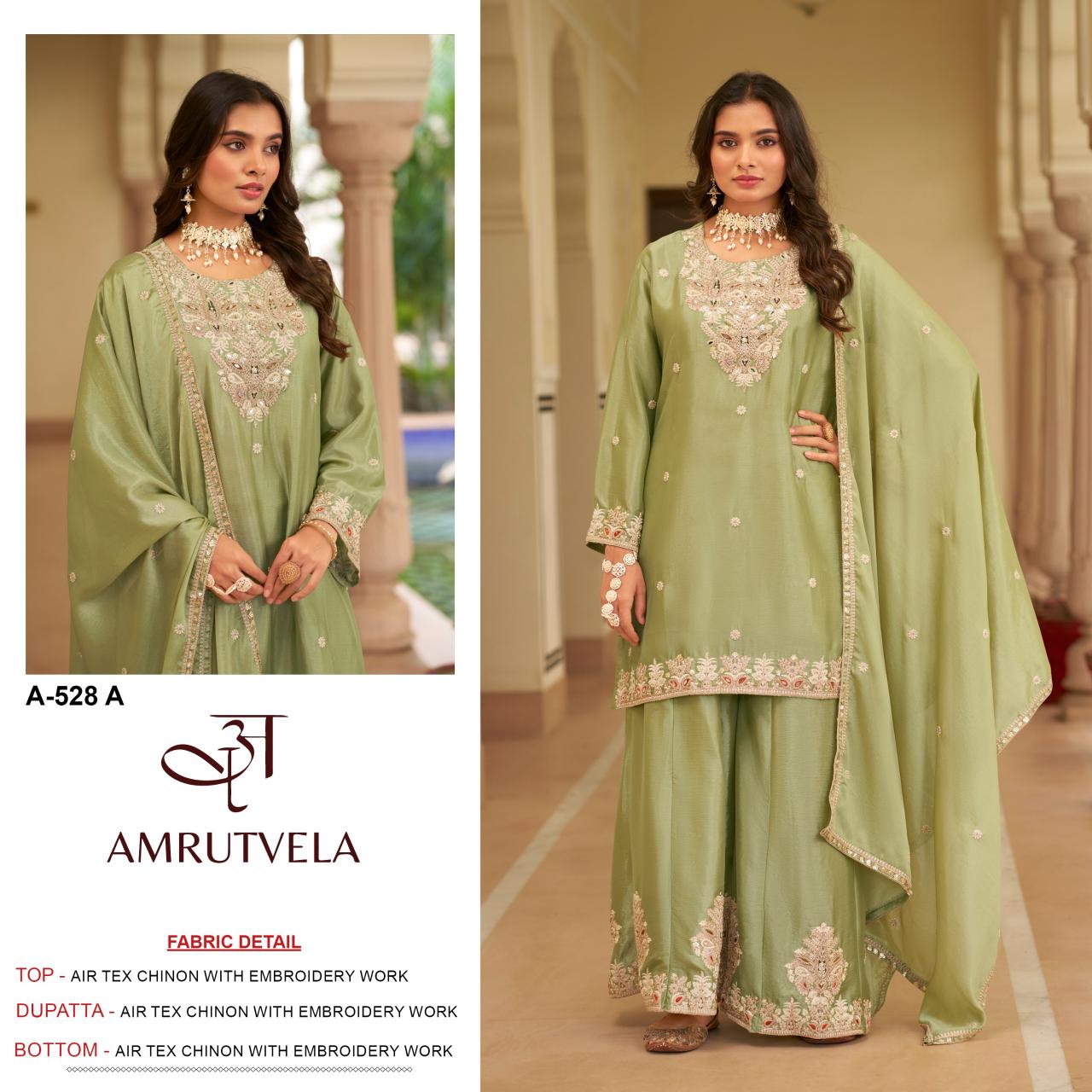 Amrutvela A528 Catalog pakistani suit wholesale market - Sanvari Fashion