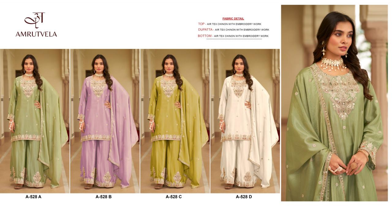 Amrutvela A528 Catalog pakistani suit wholesale market - Sanvari Fashion