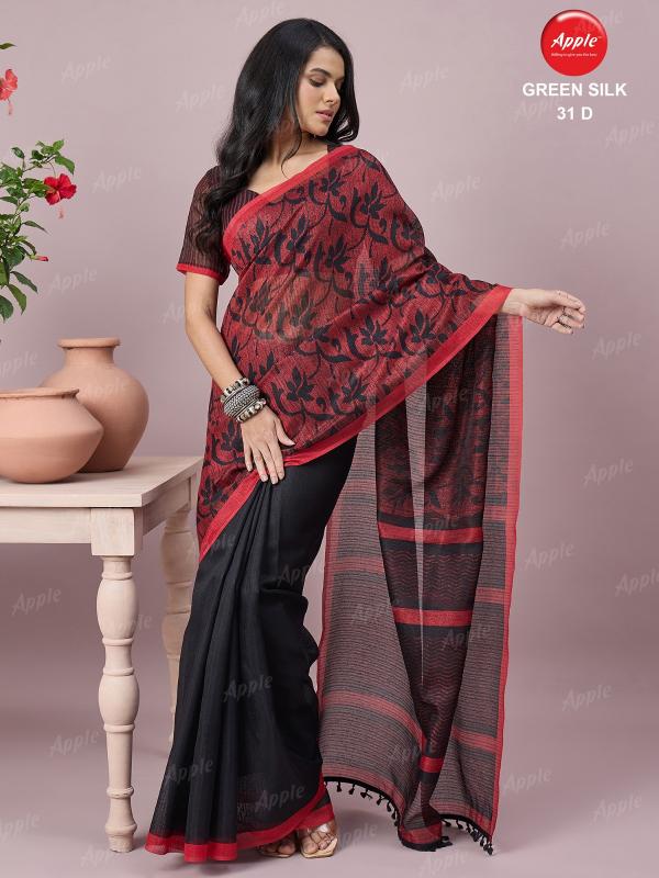 Apple Green Silk vol 31 catalog saree wholesale shop - Sanvari Fashion