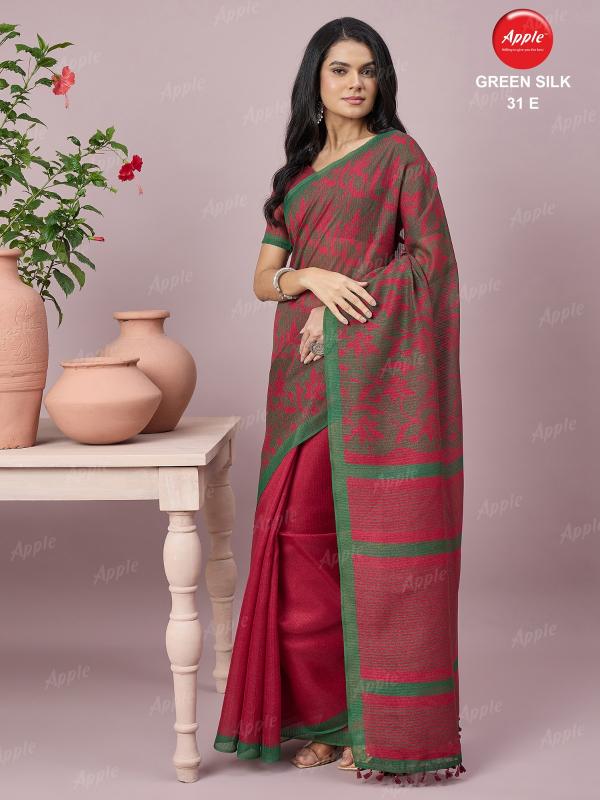 Apple Green Silk vol 31 catalog saree wholesale shop - Sanvari Fashion