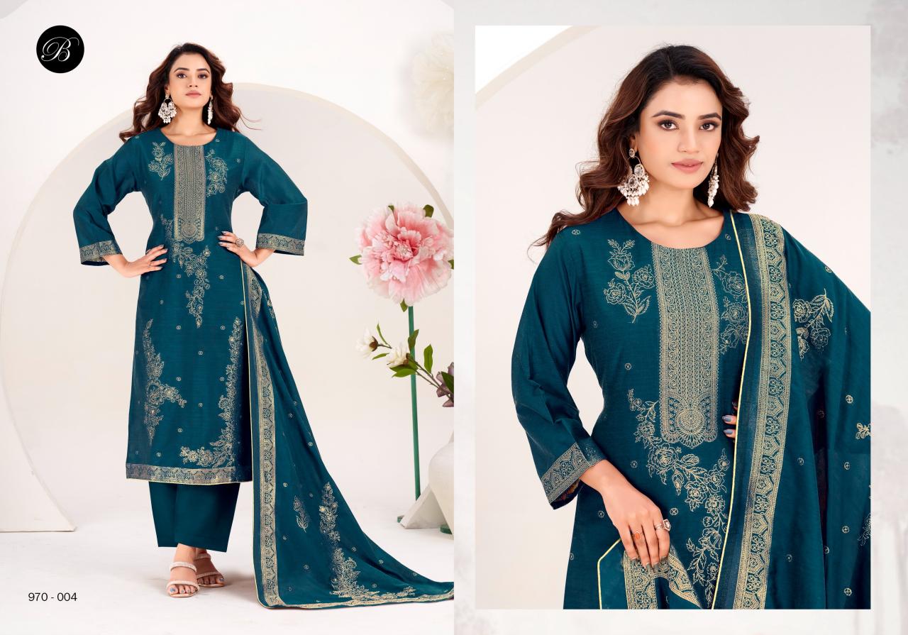 Belliza Zahida catalog ladies dress material wholesale market in surat - Sanvari Fashion