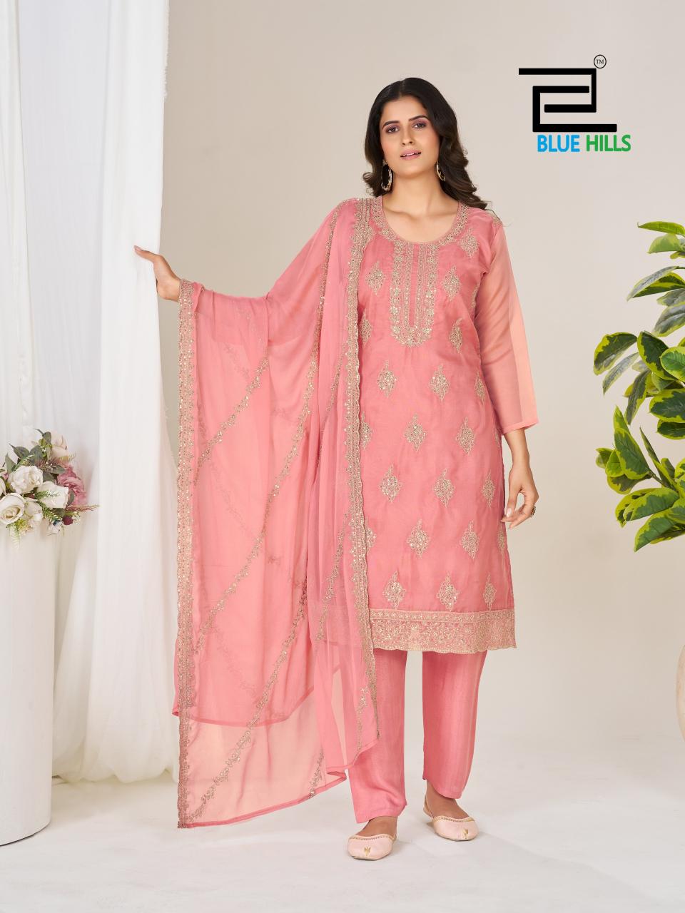 Blue Hills Golden Jubilee catalog kurti wholesale market - Sanvari Fashion
