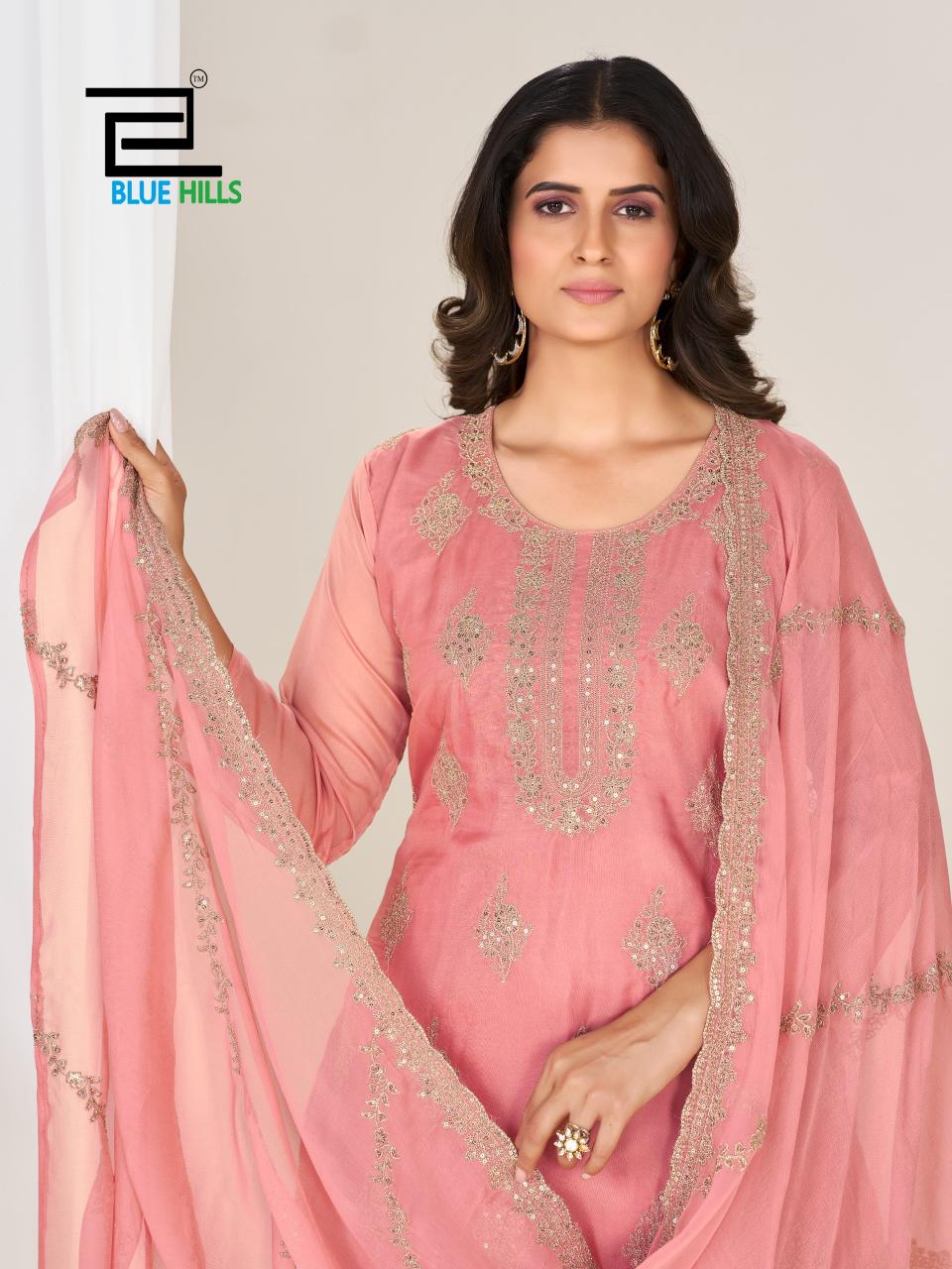 Blue Hills Golden Jubilee catalog kurti wholesale market - Sanvari Fashion