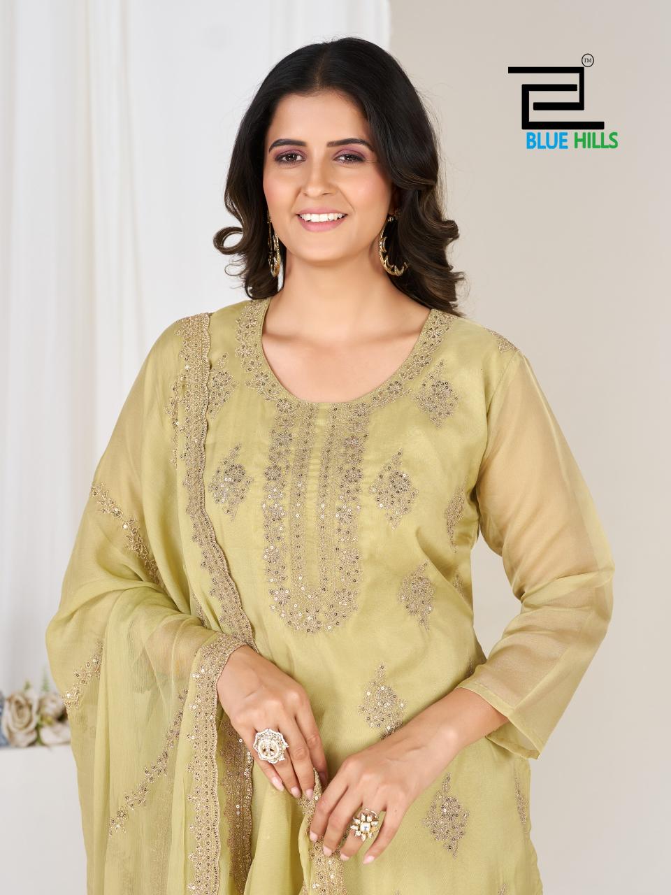 Blue Hills Golden Jubilee catalog kurti wholesale market - Sanvari Fashion