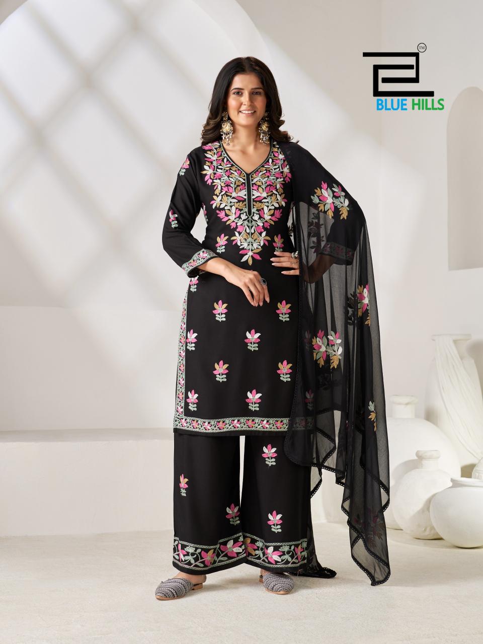 Blue Hills Rose vol 5 catalog wholesale market of kurtis in ludhiana - Sanvari Fashion