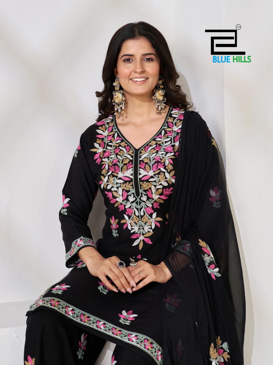 Blue Hills Rose vol 5 catalog wholesale market of kurtis in ludhiana - Sanvari Fashion