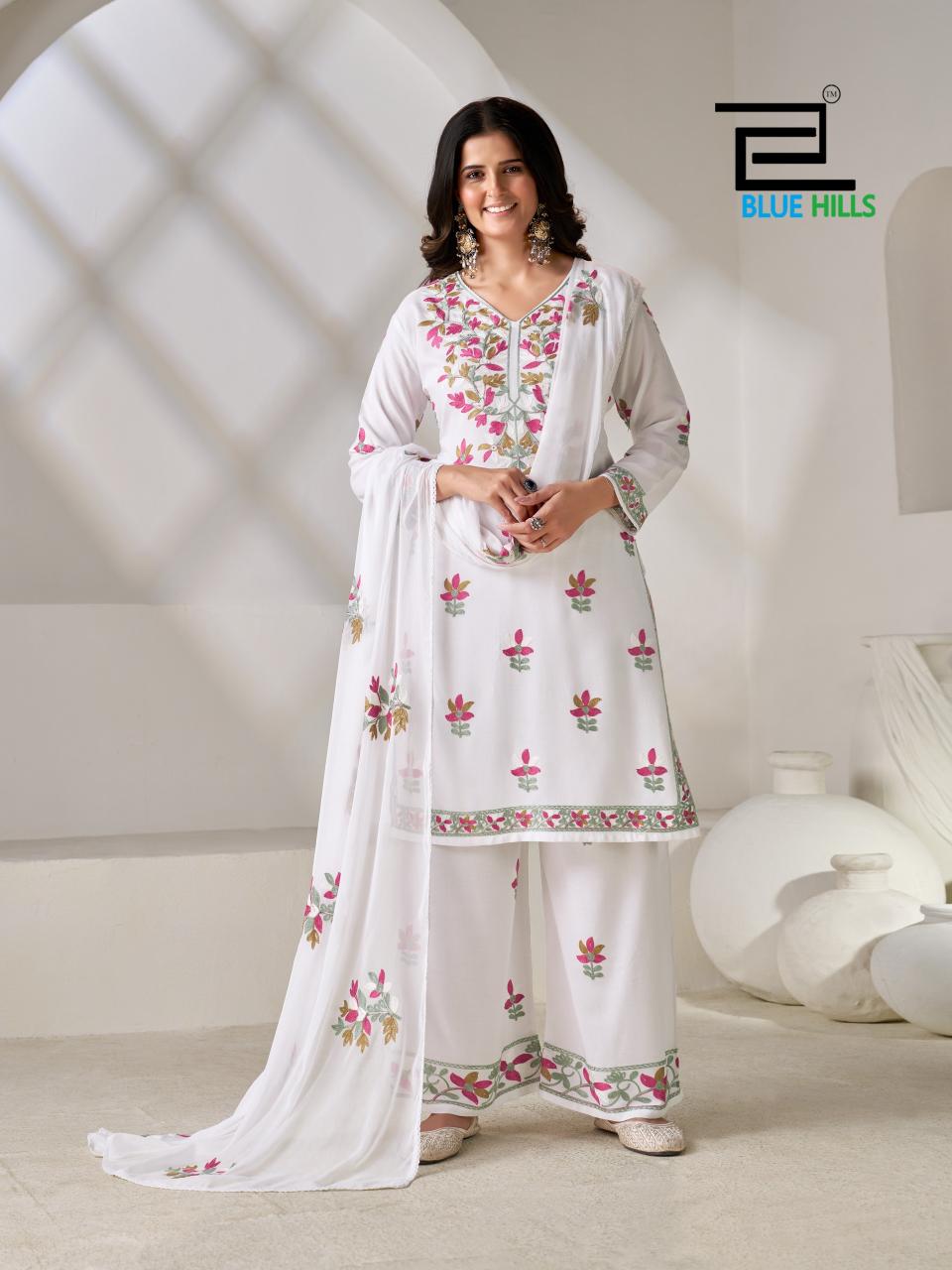 Blue Hills Rose vol 5 catalog wholesale market of kurtis in ludhiana - Sanvari Fashion