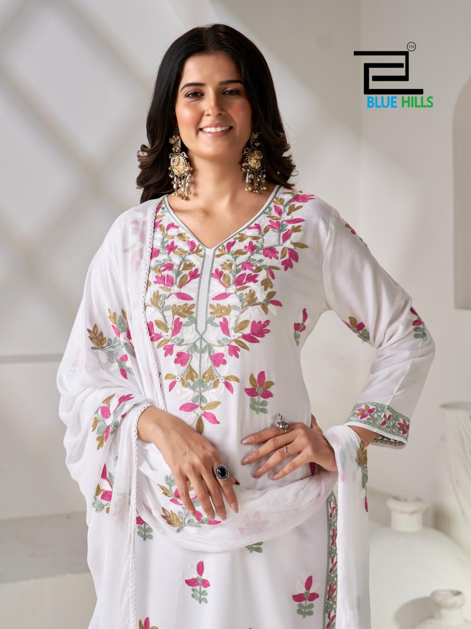 Blue Hills Rose vol 5 catalog wholesale market of kurtis in ludhiana - Sanvari Fashion