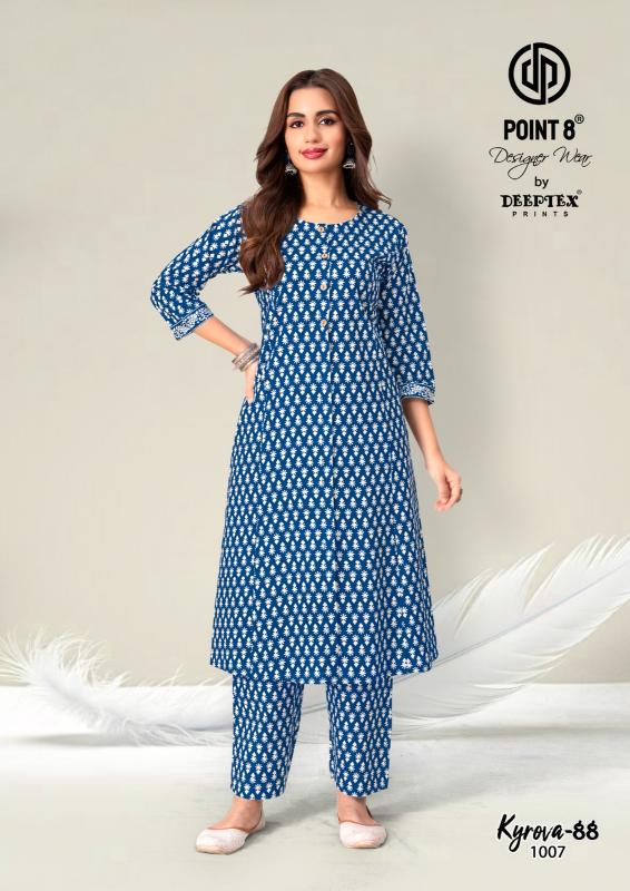 Deeptex Kyrova-88 Vol-1 – A-Line Long Cord Set - Wholesale Catalog - Sanvari Fashion