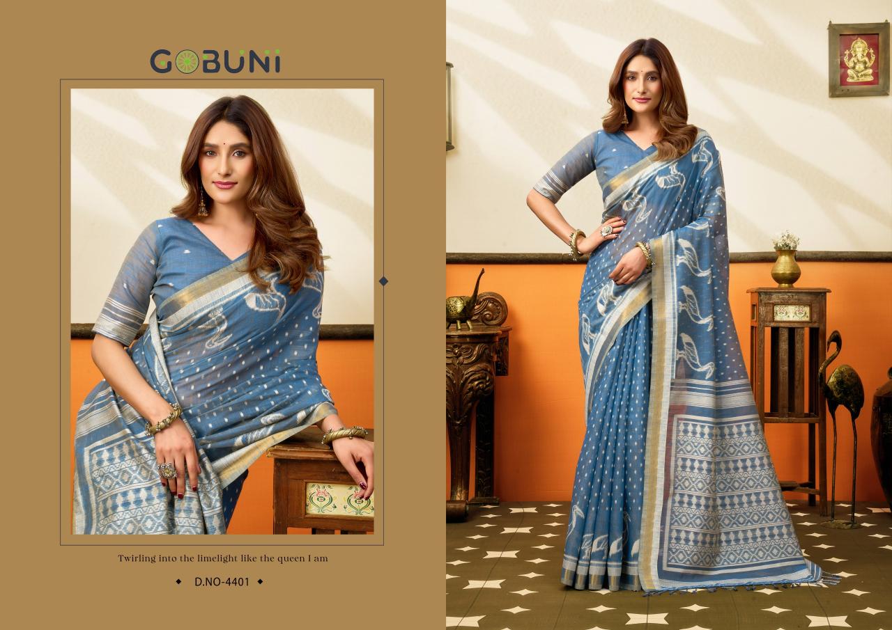 Gobuni Sangeeta catalog wholesale saree for business - Sanvari Fashion