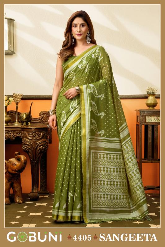 Gobuni Sangeeta catalog wholesale saree for business - Sanvari Fashion