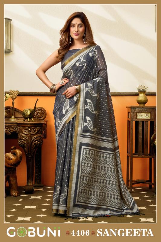 Gobuni Sangeeta catalog wholesale saree for business - Sanvari Fashion
