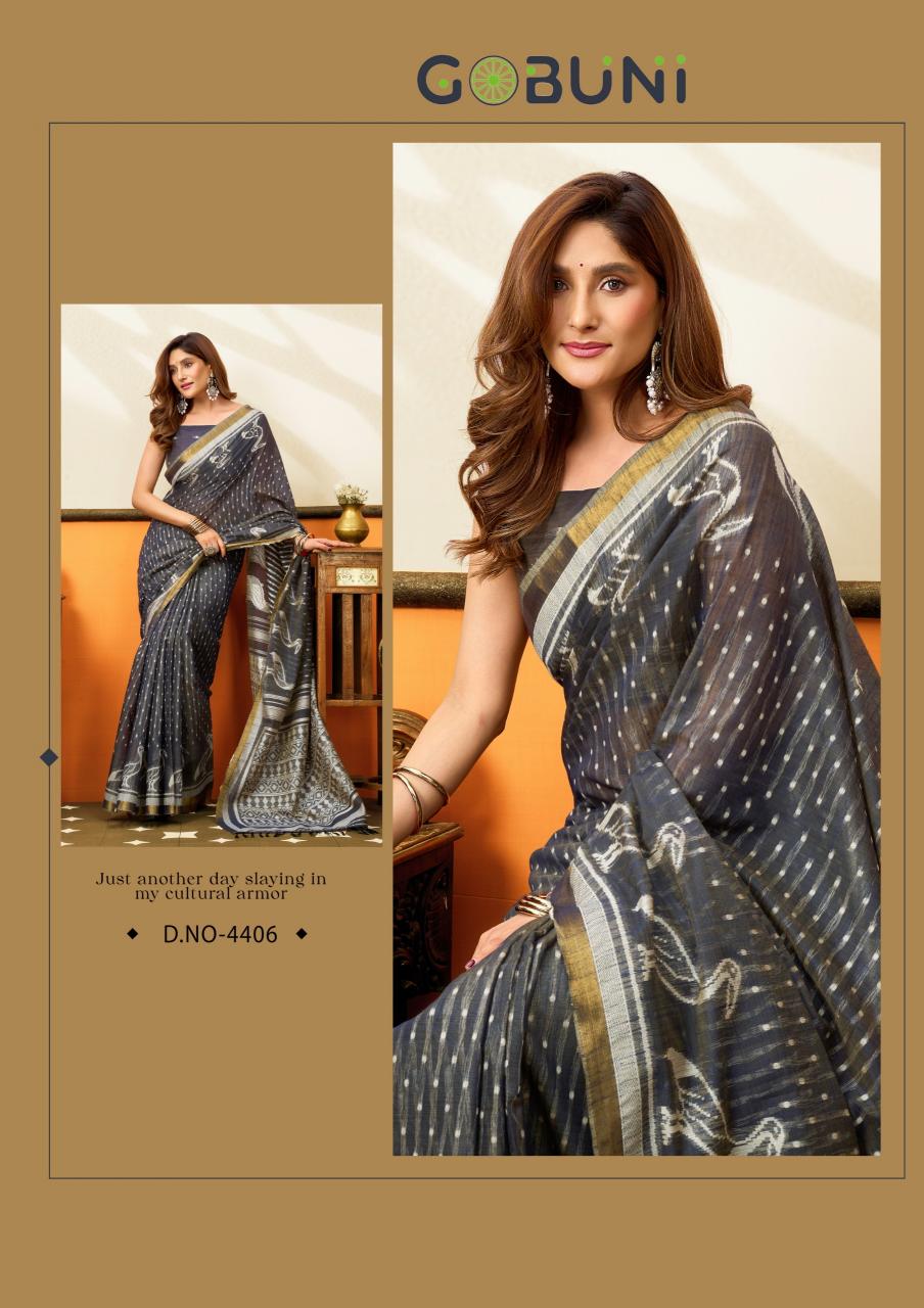 Gobuni Sangeeta catalog wholesale saree for business - Sanvari Fashion