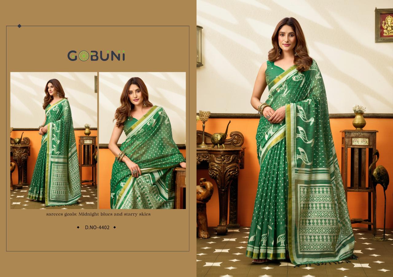 Gobuni Sangeeta catalog wholesale saree for business - Sanvari Fashion