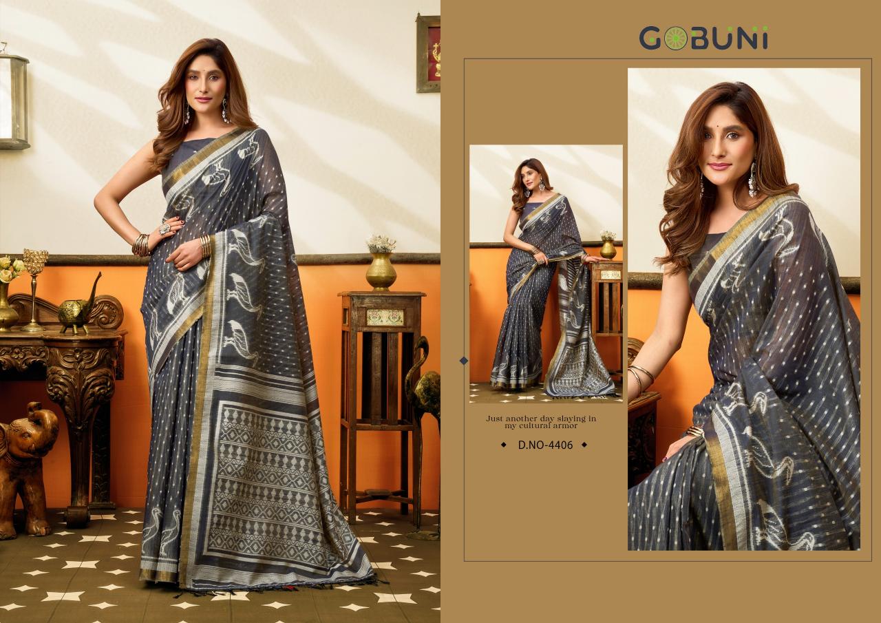 Gobuni Sangeeta catalog wholesale saree for business - Sanvari Fashion