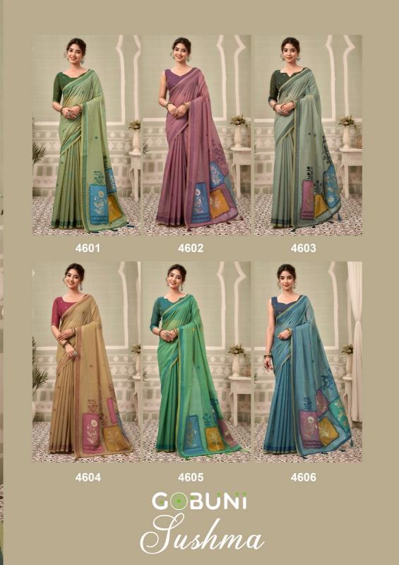 Gobuni Sushma catalog surat cotton sarees wholesale price list - Sanvari Fashion